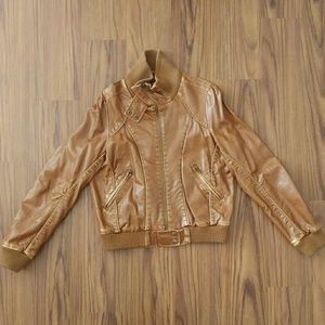Jenni Max faux leather jacket